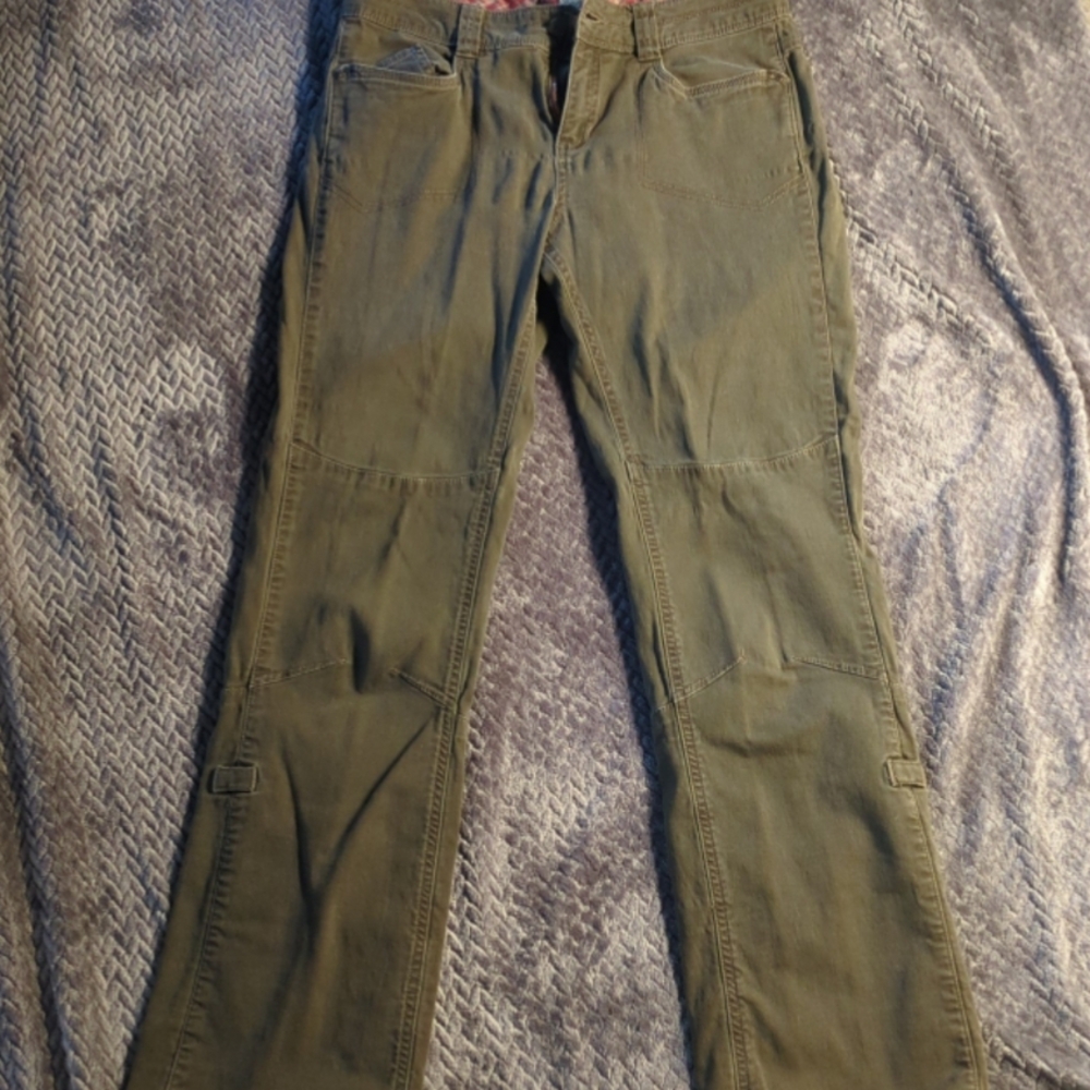 Royal Robbins Olive Straight Leg Pants
